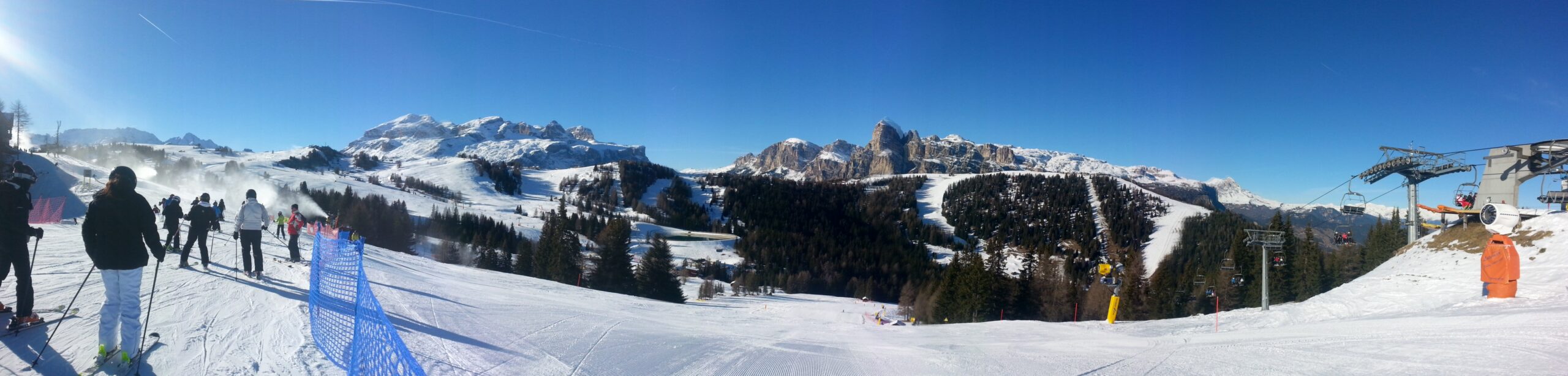 Lezione di sci in Alta badia